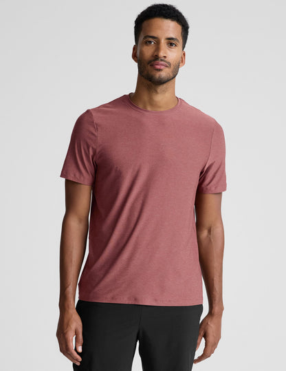 Men's Crew Tee 2.0 Smoked Rose Heather