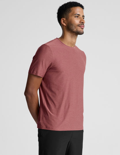 Men's Crew Tee 2.0 Smoked Rose Heather