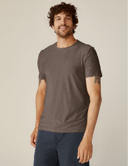 Men's Crew Neck Tee Soft Umber Heather