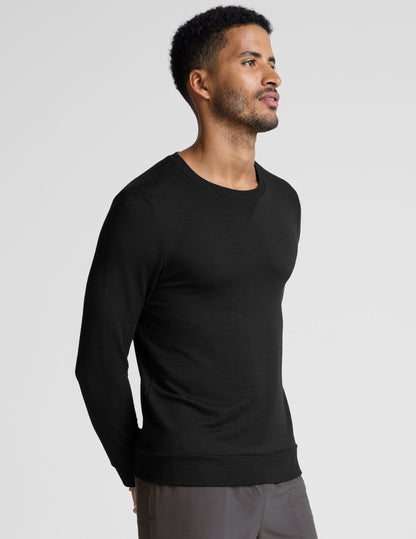 Mens Crew Pullover Black