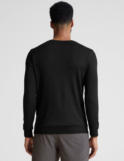 Mens Crew Pullover Black