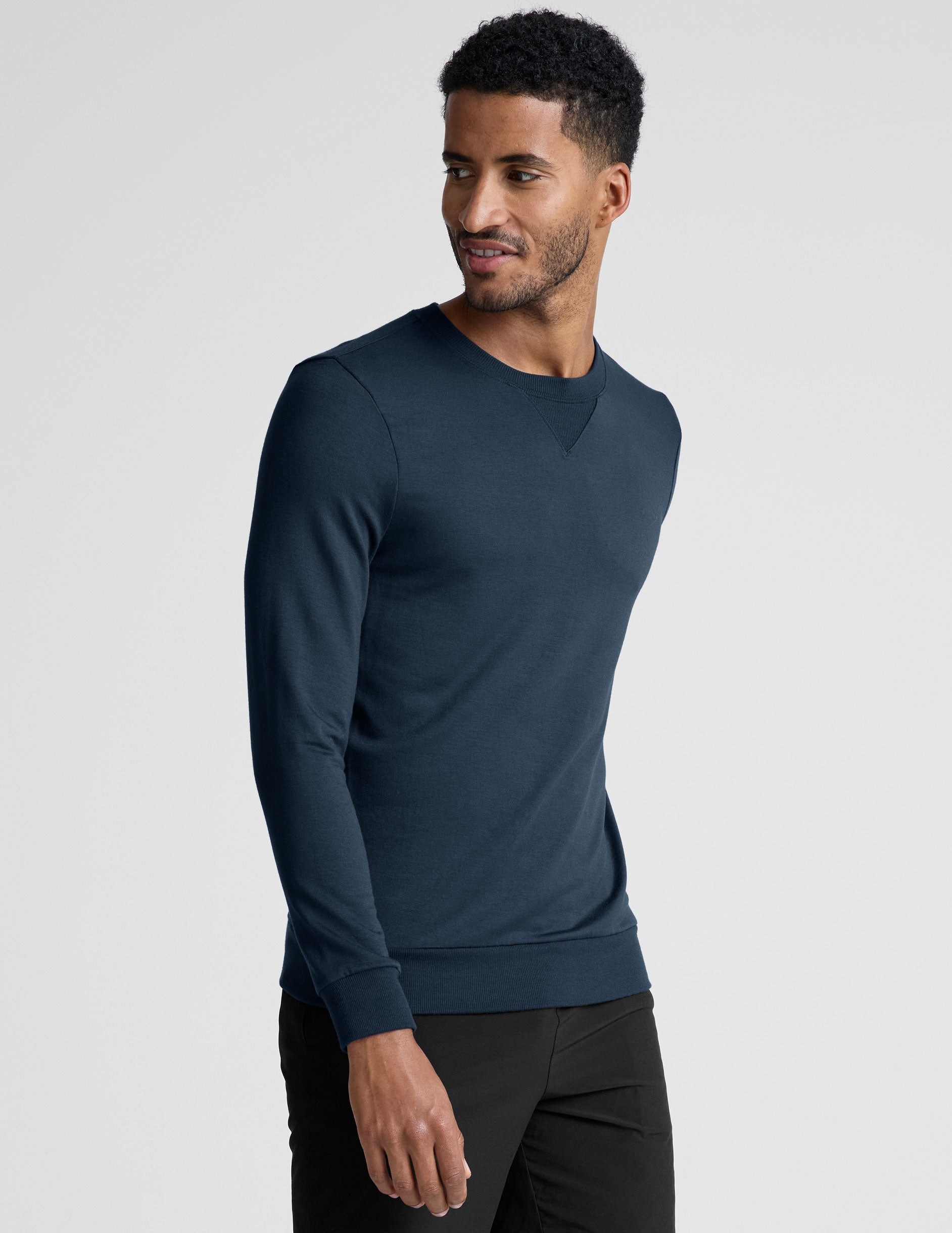 Mens Crew Pullover Nocturnal Navy