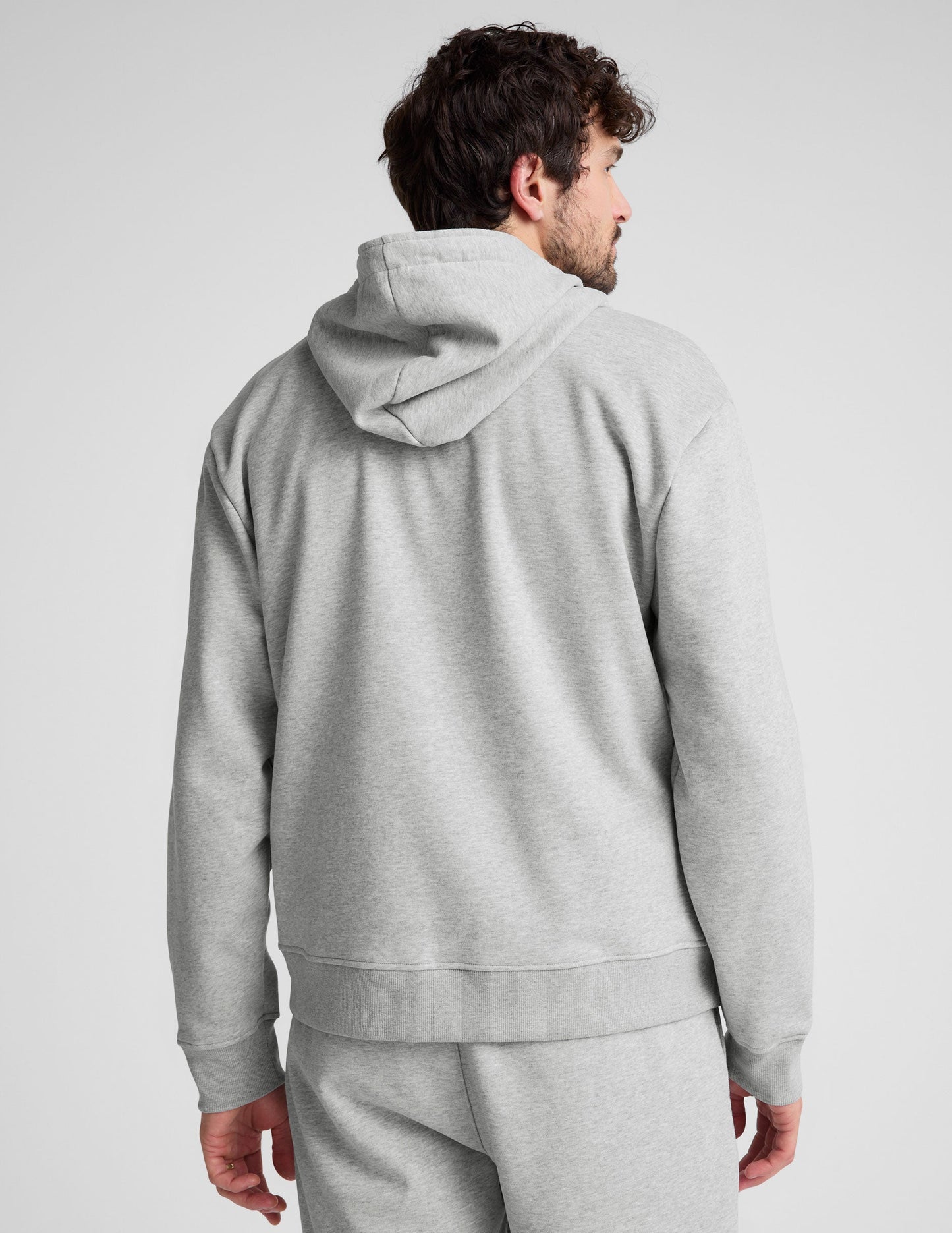 Light Heather Gray Zip Hoodie