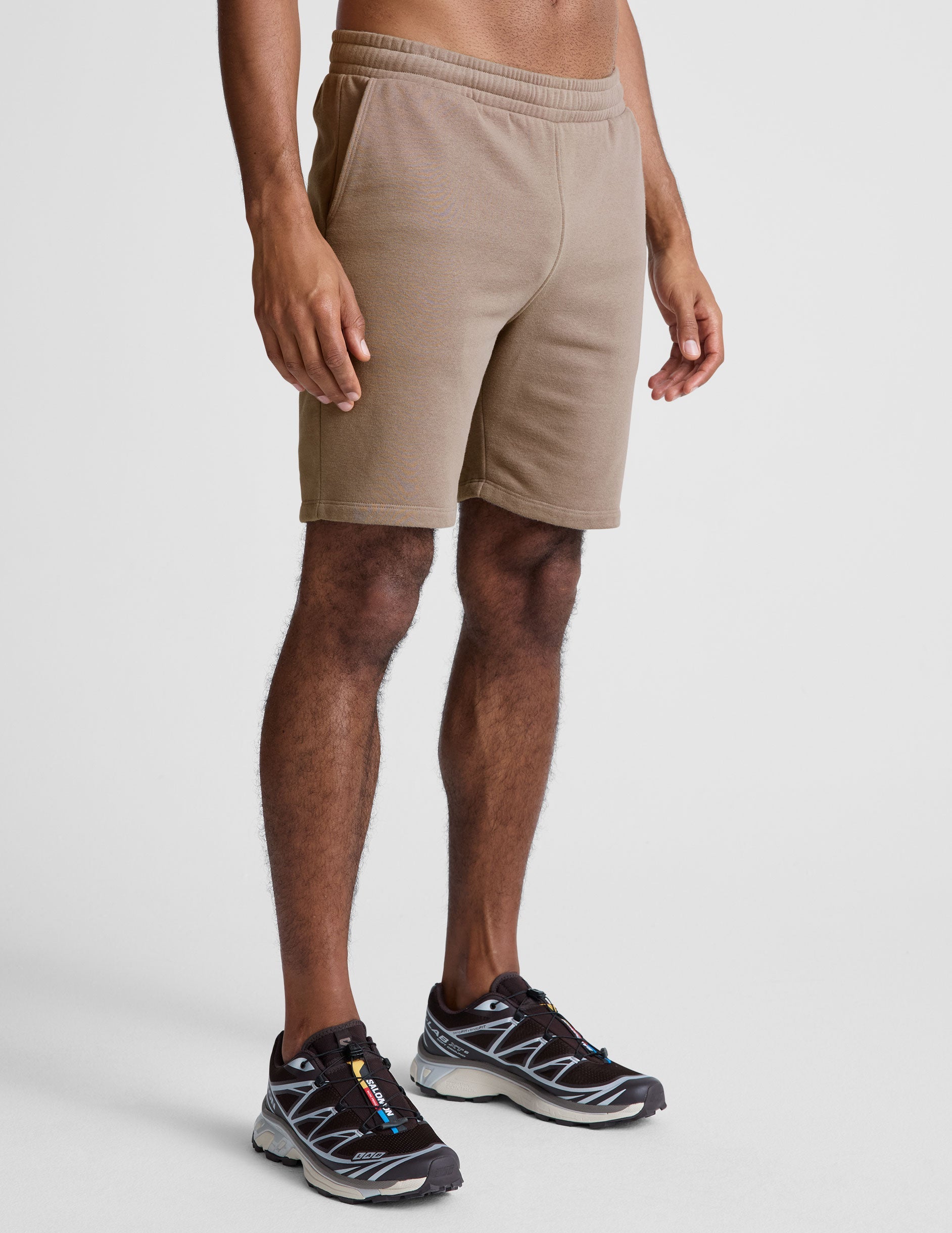 Men's Brown Sweat Shorts