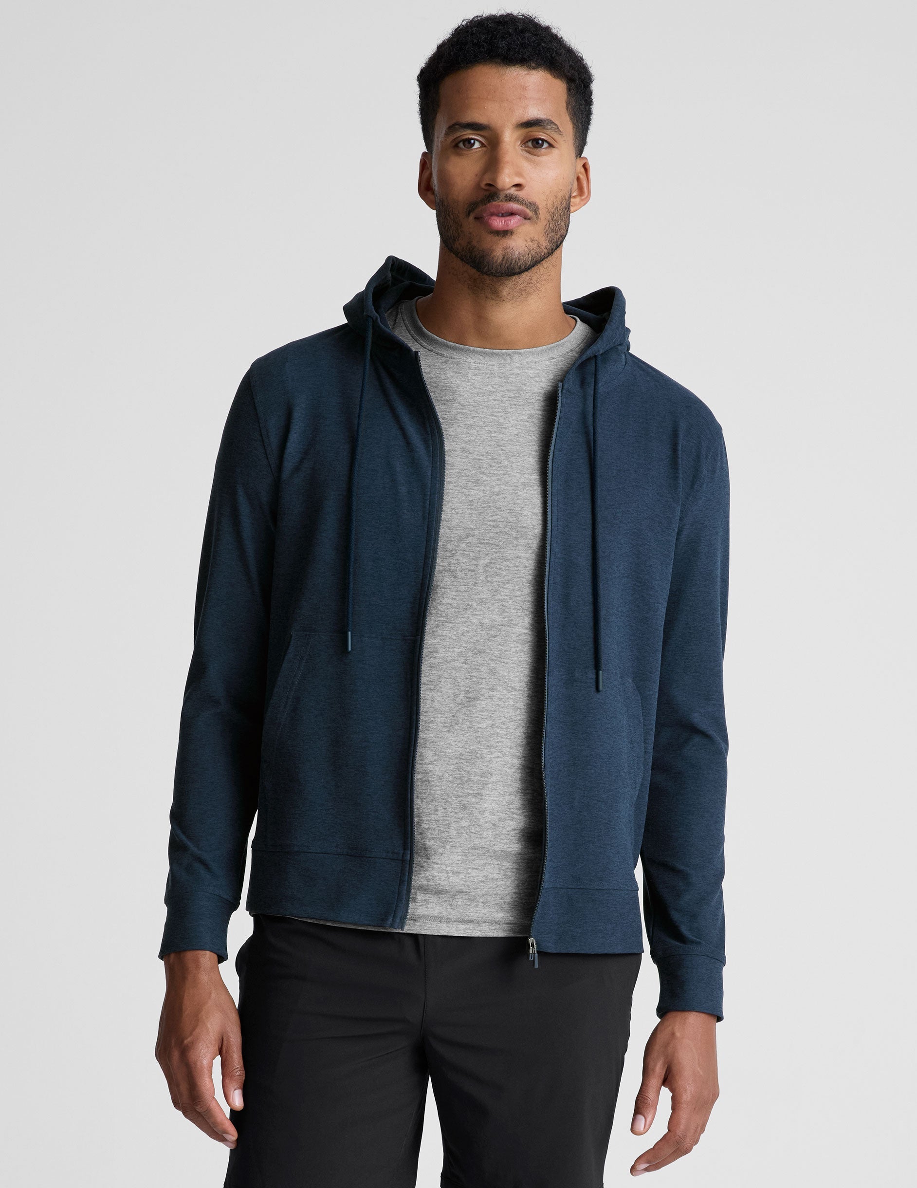 Men's Nocturnal Navy Zip Up Hoodie