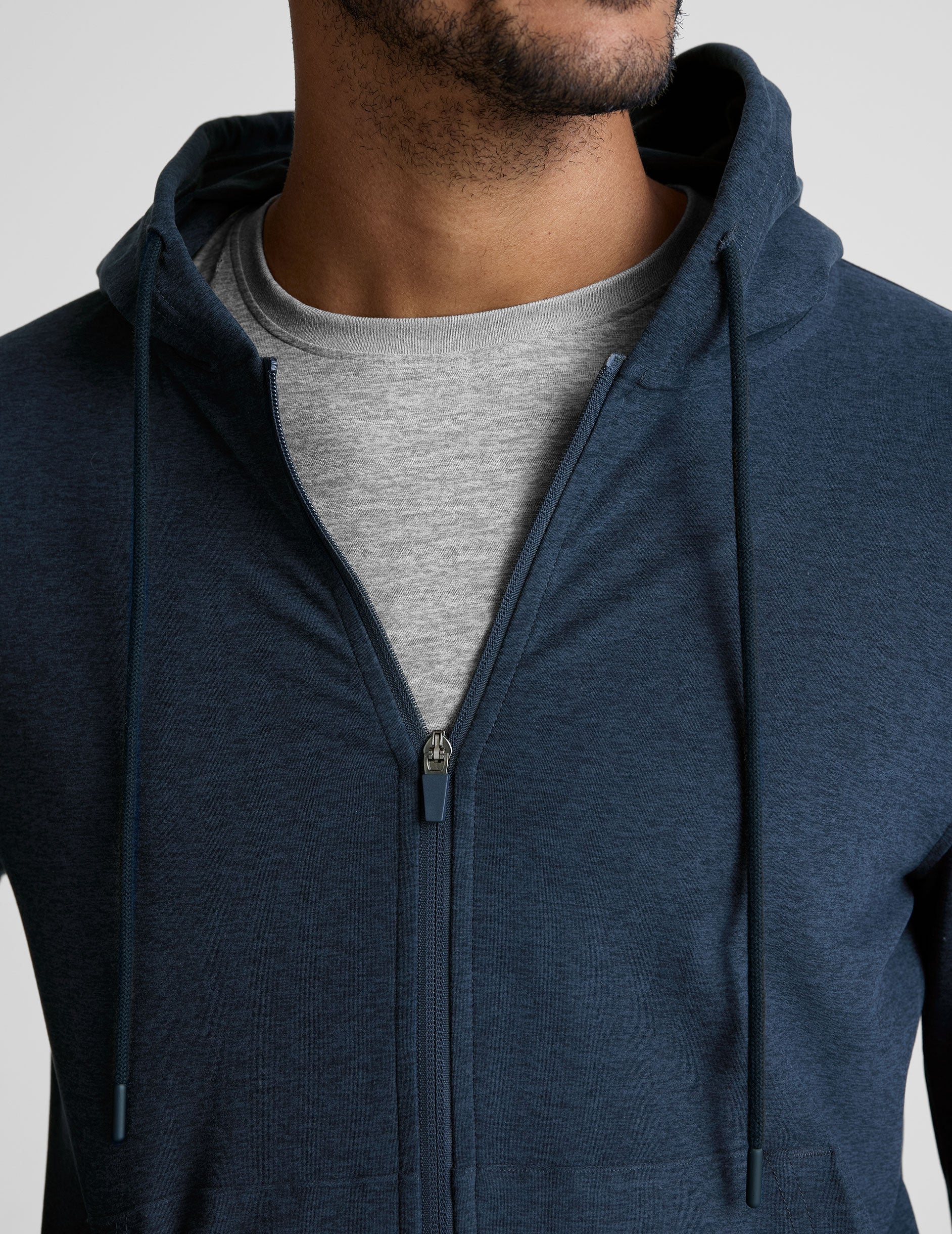 Men's Nocturnal Navy Zip Up Hoodie